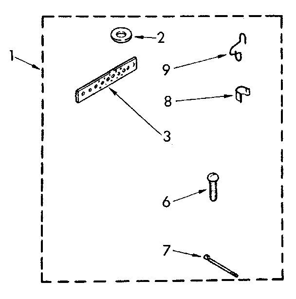Kenmore 11082477110 miscellaneous parts diagram