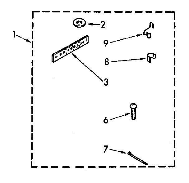 Kenmore 11082681720 miscellaneous parts diagram
