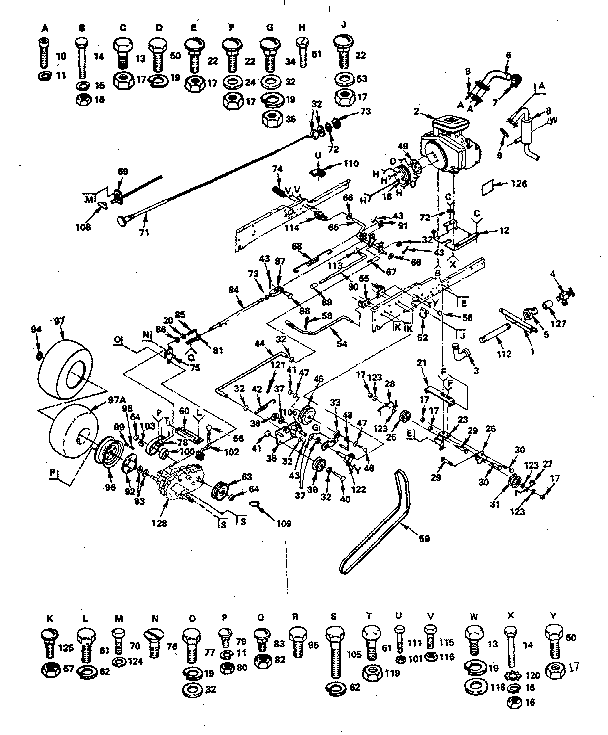 Craftsman 917255913 ground drive diagram