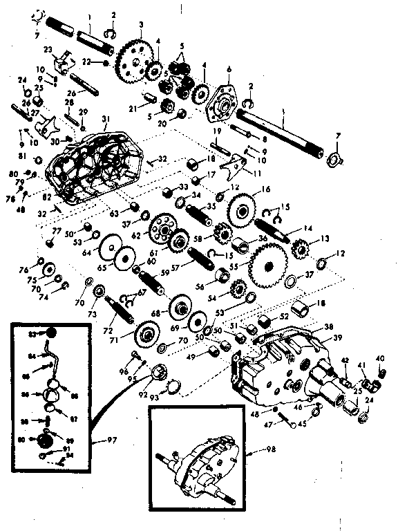 Craftsman 917255913 transaxle diagram