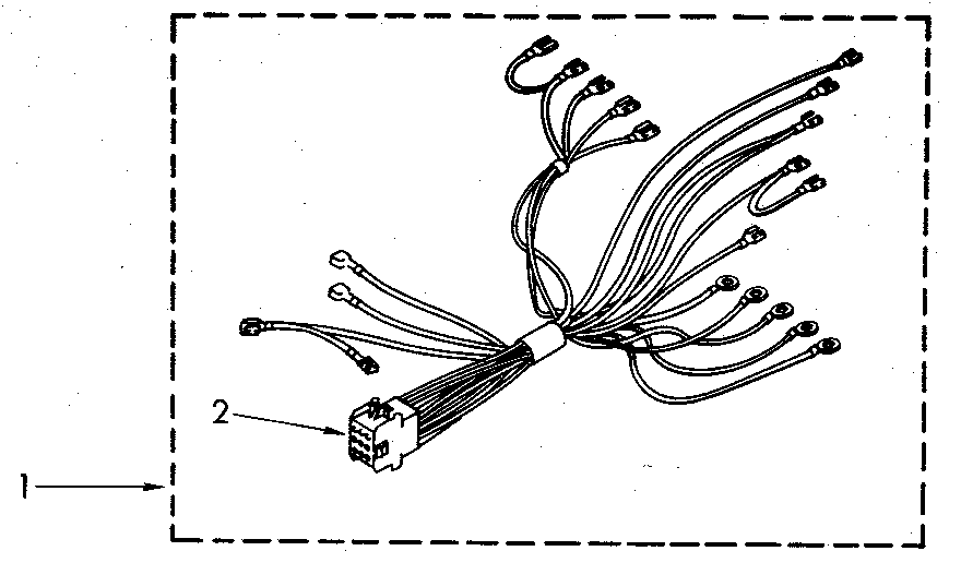 Kenmore 6654438990 wiring harness diagram