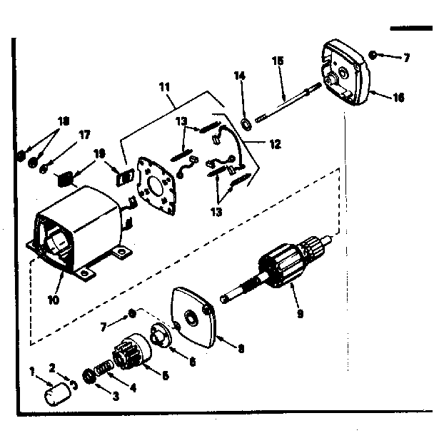 Craftsman 917254241 starter motor diagram