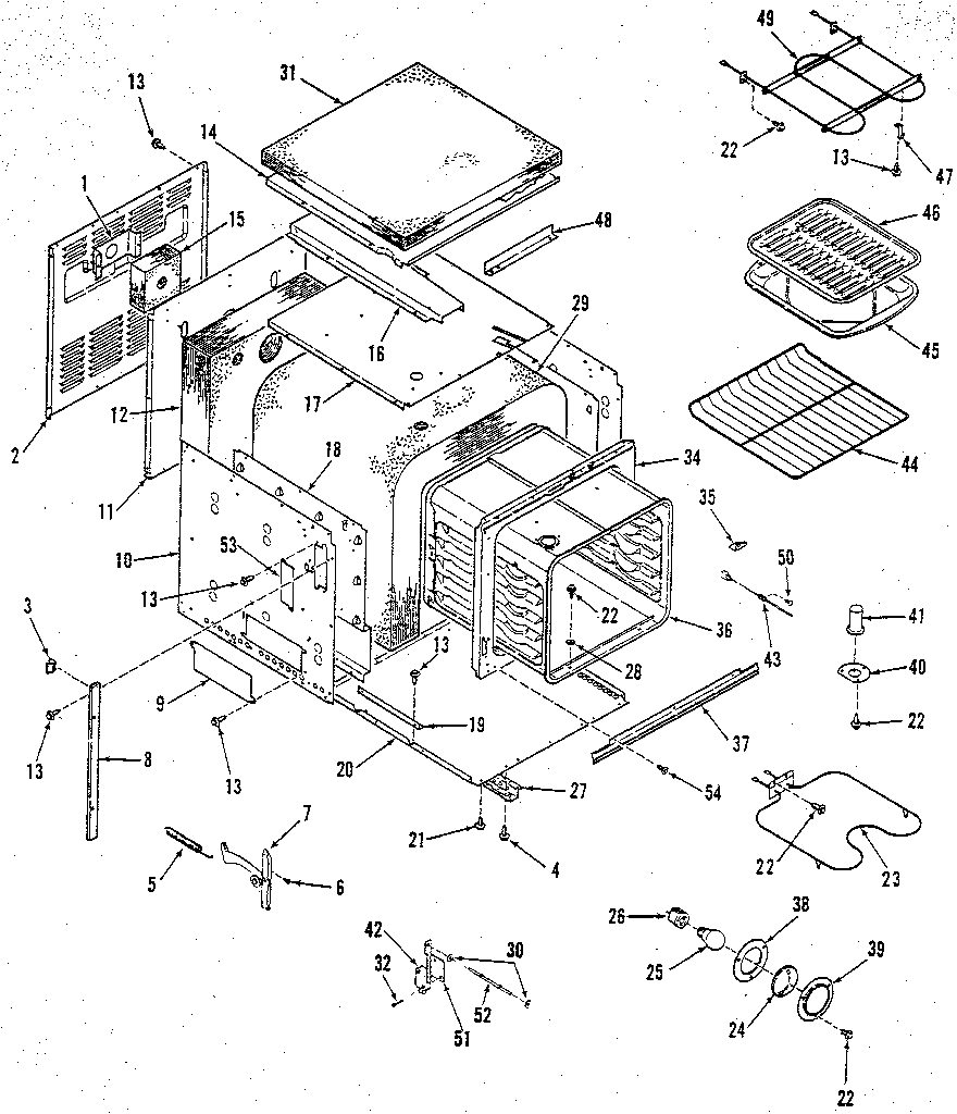 Kenmore 2784038894 body section diagram