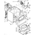Kenmore 11086980800 cabinet diagram