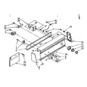 Kenmore 11081863300 console panel parts diagram