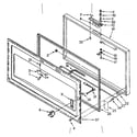 Kenmore 1988185380 door parts diagram