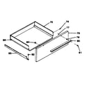 Kenmore 1197498710 storage drawer diagram