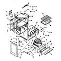 Kenmore 9117188810 body section diagram