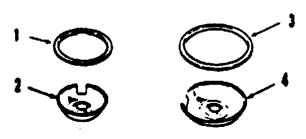 Kenmore 9119368810 optional porcelain pan and chrome ring kit diagram