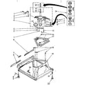 Kenmore 11082407820 machine base parts diagram