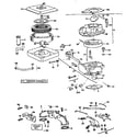 Briggs & Stratton 422400 TO 422499 (0758-01 - 0758-01 air cleaner-carburetor group diagram