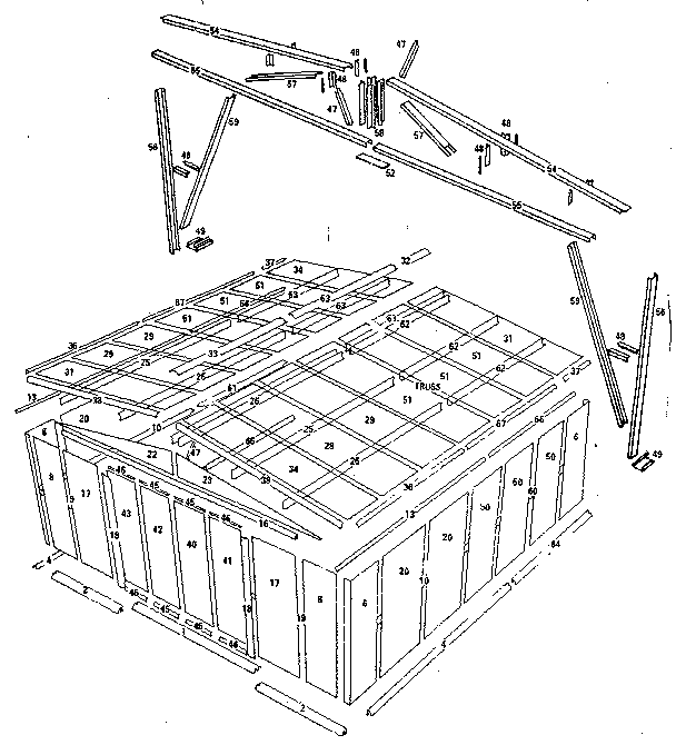 Sears 69768883 replacement parts diagram
