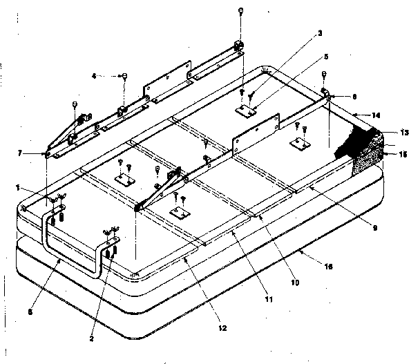 Kenmore 1235 platform assembly diagram