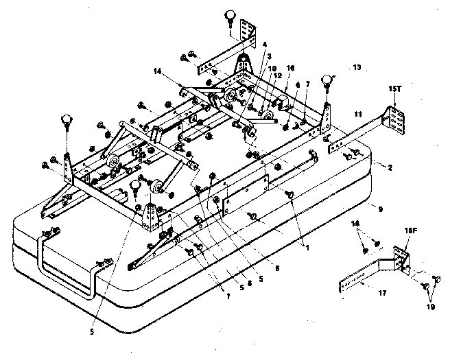 Kenmore 1235 frame assembly diagram