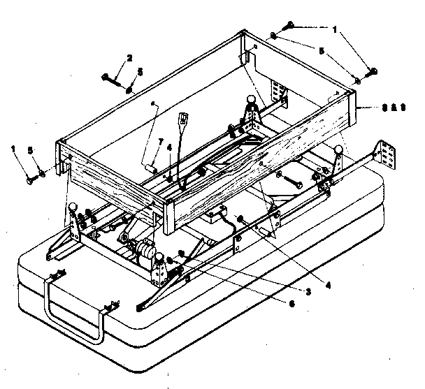 Kenmore 1235 trim panel assembly diagram