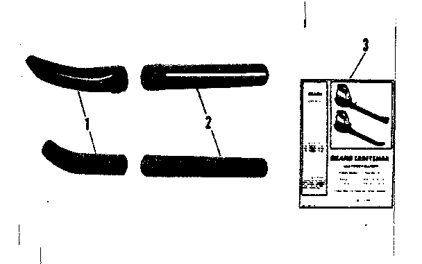 Craftsman 358796990 blower tube diagram