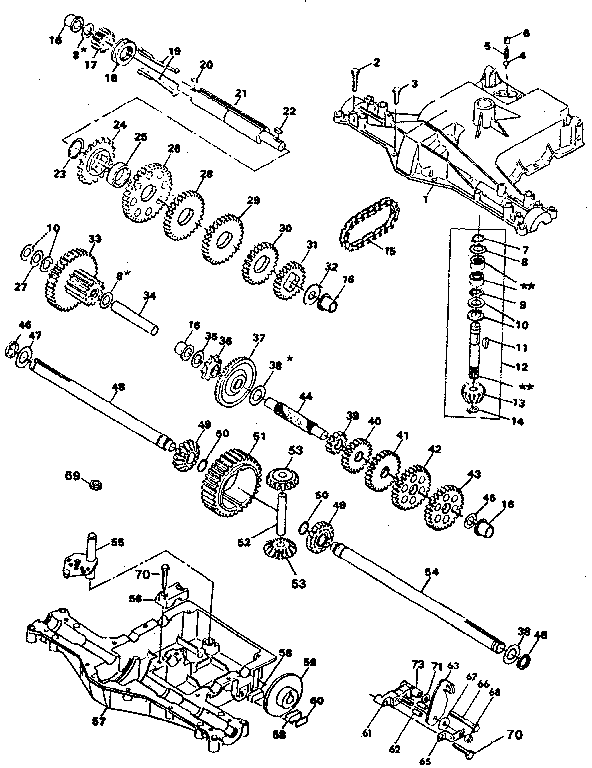 Craftsman 917254312 transaxle diagram