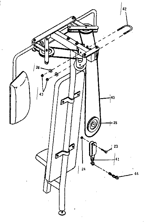 Turco VERTICAL CHEST replacement parts diagram