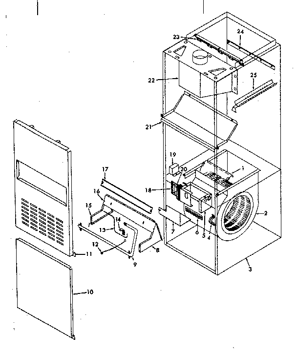 ICP NUGI080KH02 non-functional replacement parts diagram