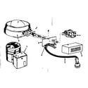 ICP NUGI100DF02 accessory power vent damper kit diagram