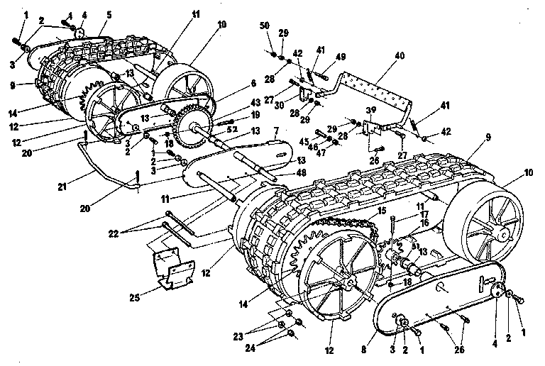 Craftsman 768884900 tracks diagram