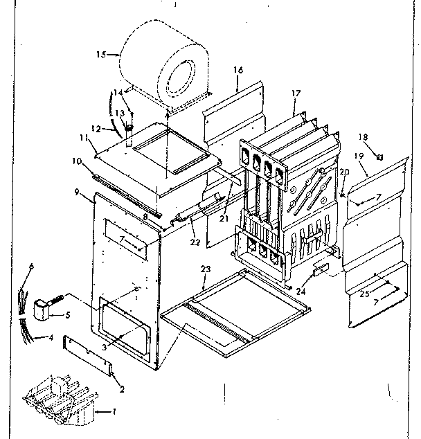 Kenmore 867776230 furnace body diagram