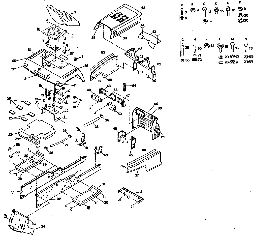 Craftsman 917254412 chassis and enclosures diagram