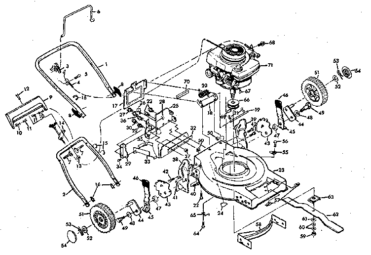 Craftsman 917372252 main frame diagram