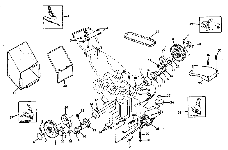 Craftsman 917372252 drive assembly diagram