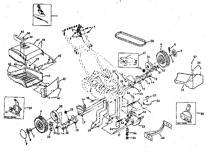 Craftsman 917372260 drive assembly diagram