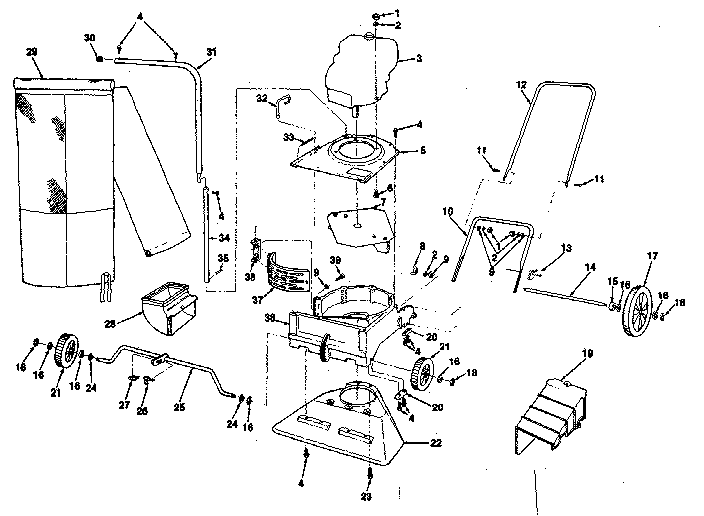 Craftsman 113798903 replacement parts diagram