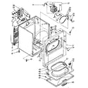 Kenmore 11086681110 cabinet parts diagram