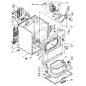 Kenmore 11086692710 cabinet parts diagram