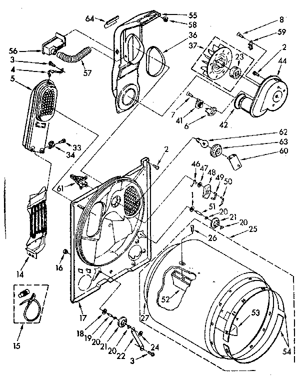 Kenmore 11086692110 bulkhead parts diagram