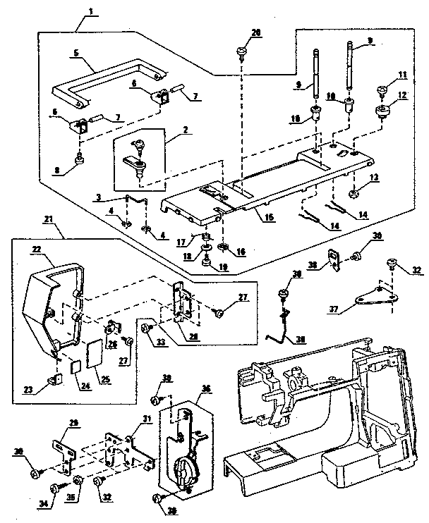 Kenmore 3851684180 base assembly diagram