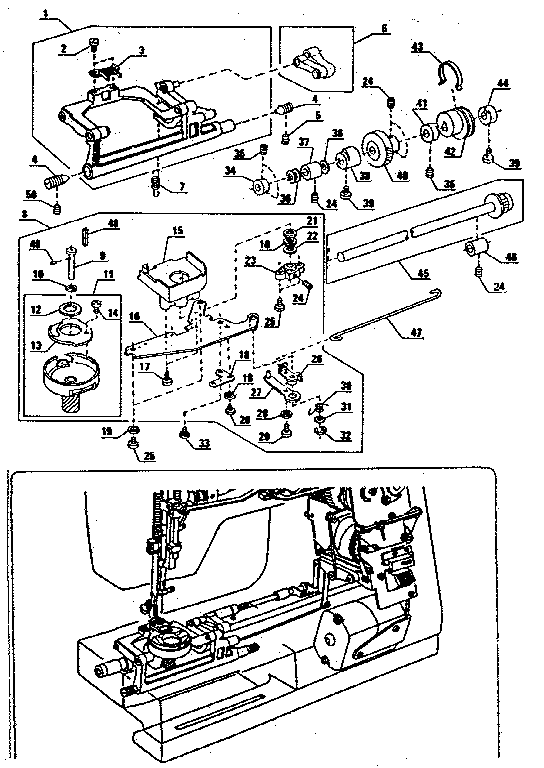 Kenmore 3851884180 shuttle assembly diagram