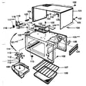 Kenmore 7218834780 cabinet parts diagram