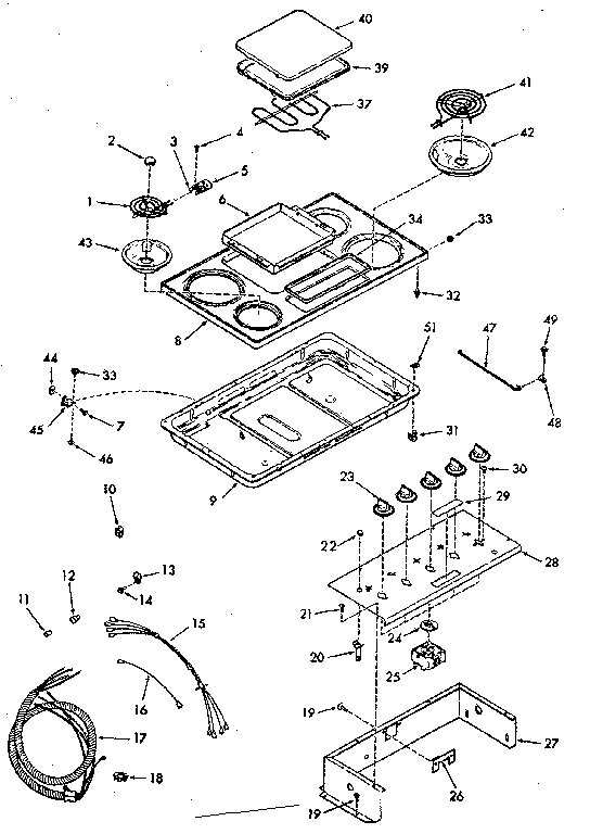 Kenmore 9114368413 cooktop diagram