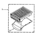 Kenmore 11086894100 dry rack parts diagram