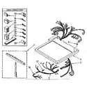 Kenmore 11086894100 dryer top parts diagram