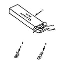Kenmore 2783118890 wire harnesses and components diagram