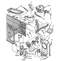 Kenmore 5658842681 switches and microwave parts diagram