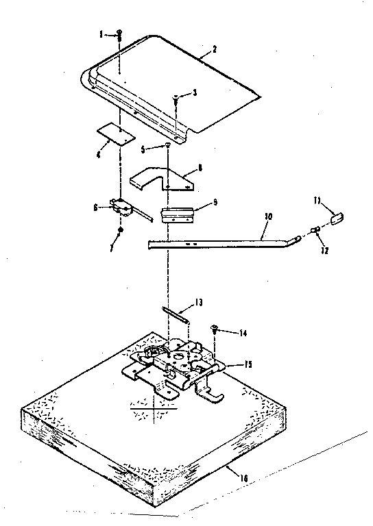 Kenmore 9119318710 power lock section diagram