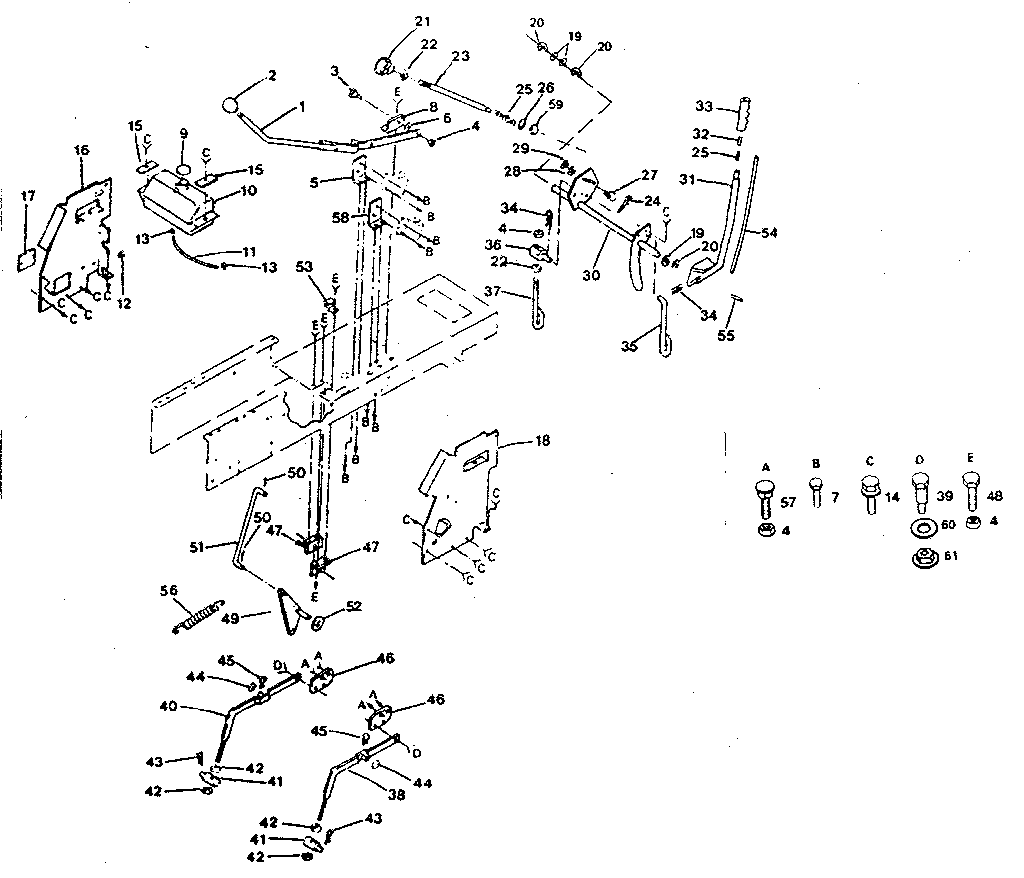Craftsman 917254273 lift adjustment diagram
