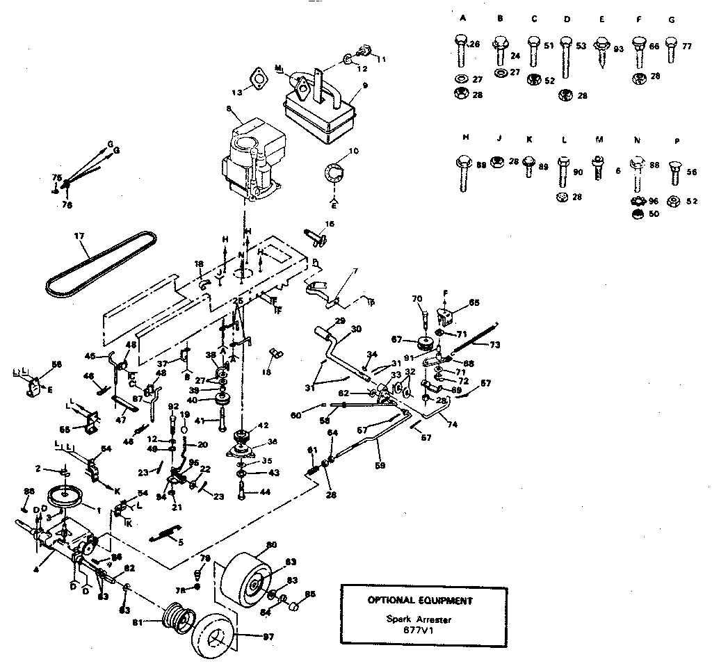 Craftsman 917254550 drive diagram