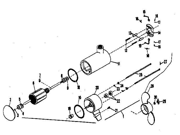 Craftsman 59081 motor assembly diagram