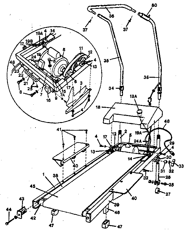 Proform TL050 unit parts diagram