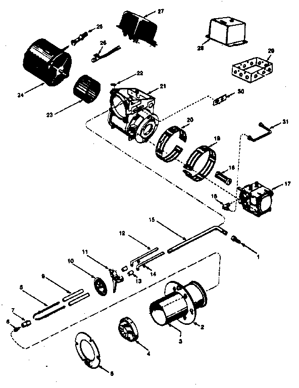 Kenmore 867741453 burner assembly diagram