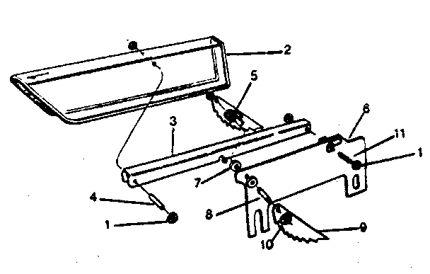 Craftsman 35122652 guard assembly diagram