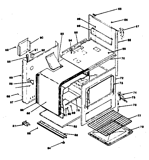 Kenmore 1197038810 body diagram